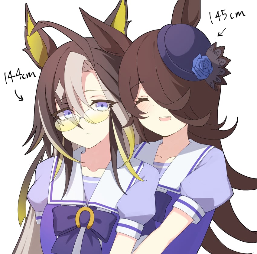 rice shower and dream journey (umamusume) drawn by astroglia_cyte
