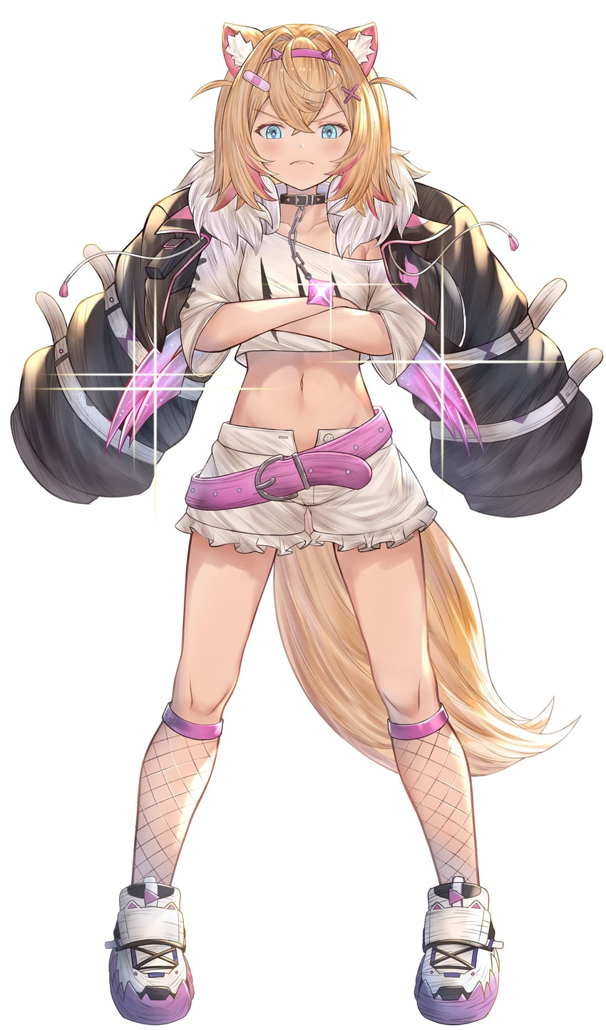 mococo abyssgard (hololive and 1 more) drawn by honkivampy