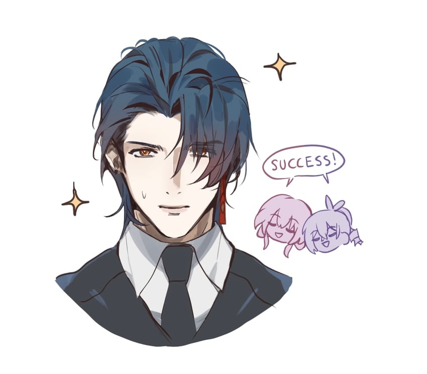 kafka, silver wolf, and blade (honkai and 1 more) drawn by sgrimp