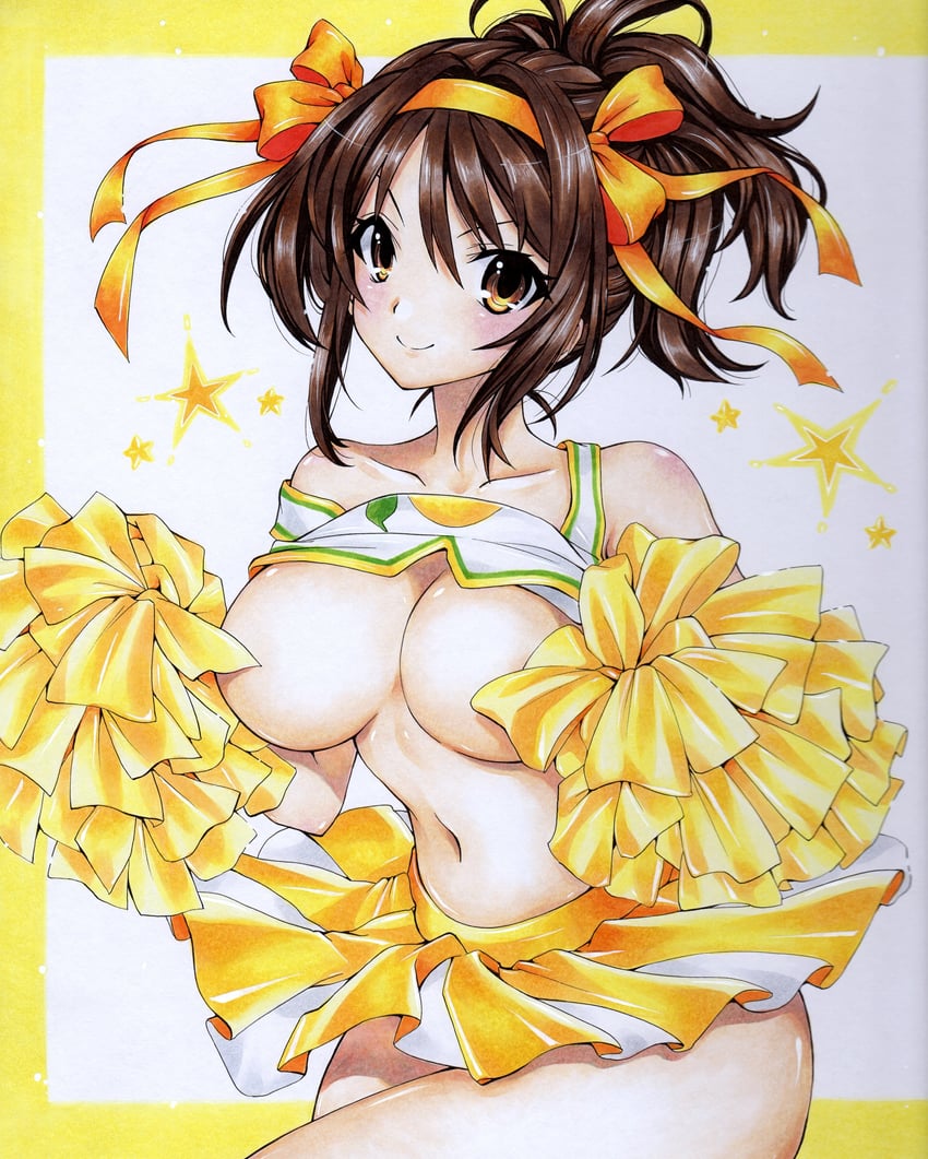 suzumiya haruhi (suzumiya haruhi no yuuutsu) drawn by hmdark-9