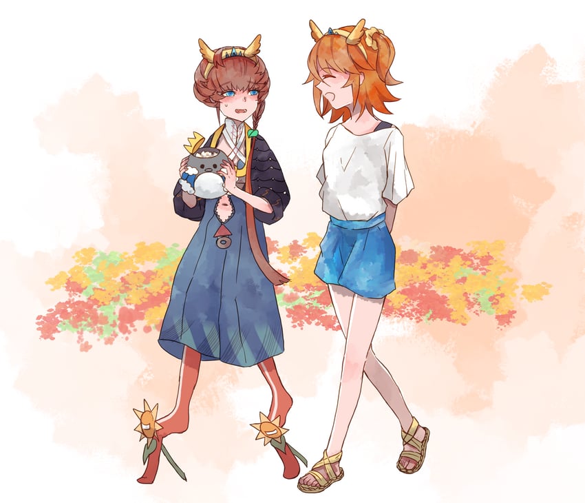 fujimaru ritsuka and van gogh (fate and 1 more) drawn by shimogamo_(shimomo_12)