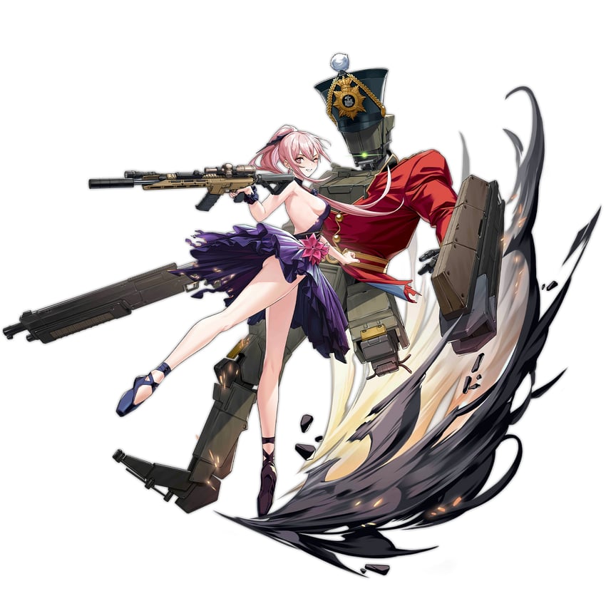cyclops and r5 (girls' frontline and 2 more) drawn by yitiao_er-hua