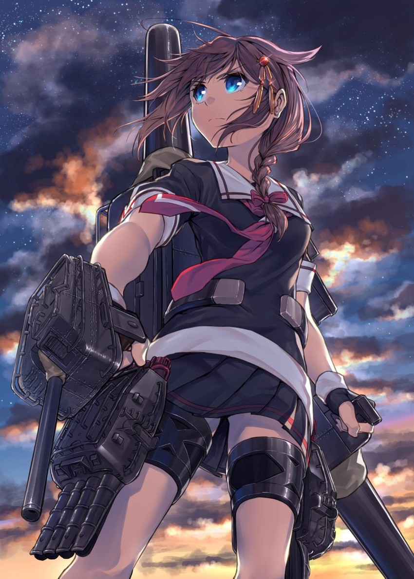 shigure and shigure kai ni (kantai collection) drawn by zombie_mogura