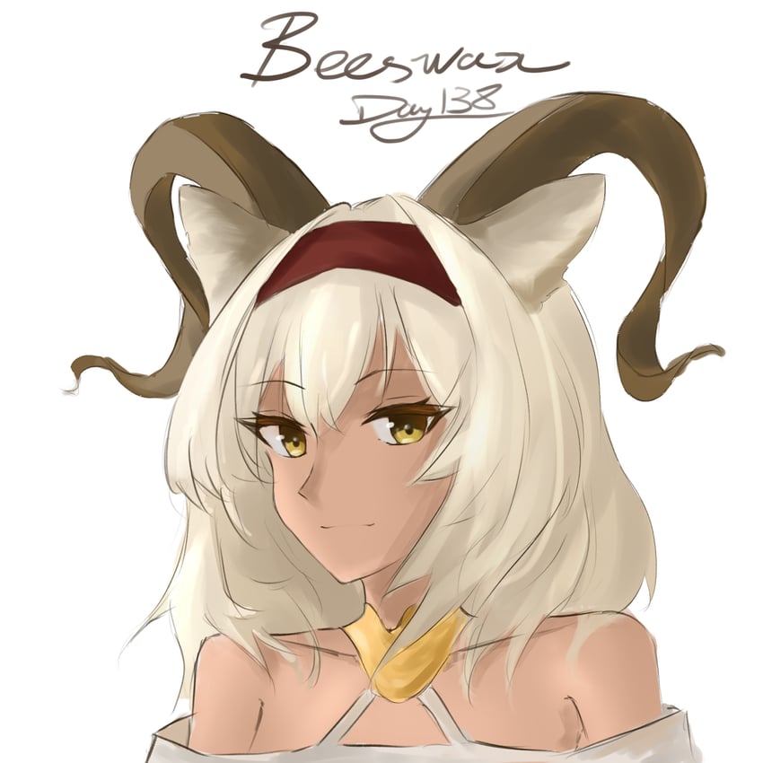 beeswax (arknights) drawn by ve.l_(lvthelowvoltage)