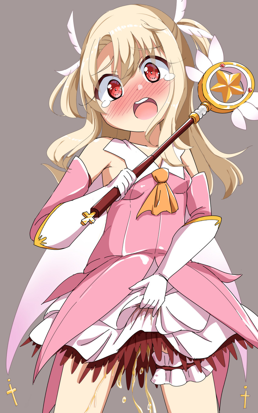 illyasviel von einzbern, prisma illya, and magical ruby (fate and 1 more) drawn by kuu_nekoneko