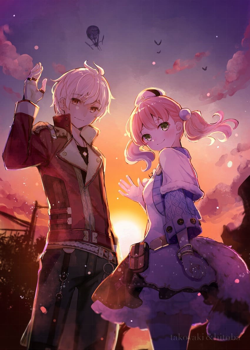 escha malier and logix ficsario (atelier and 1 more) drawn by hitoba
