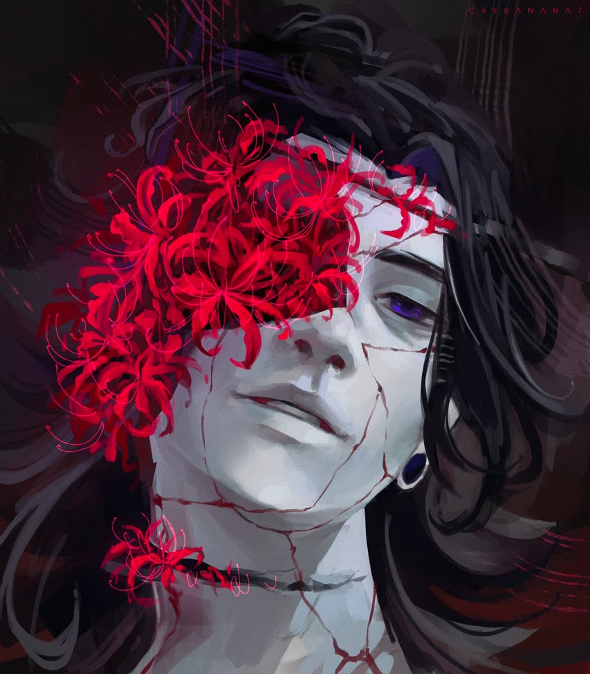 getou suguru (jujutsu kaisen and 1 more) drawn by crybanana77