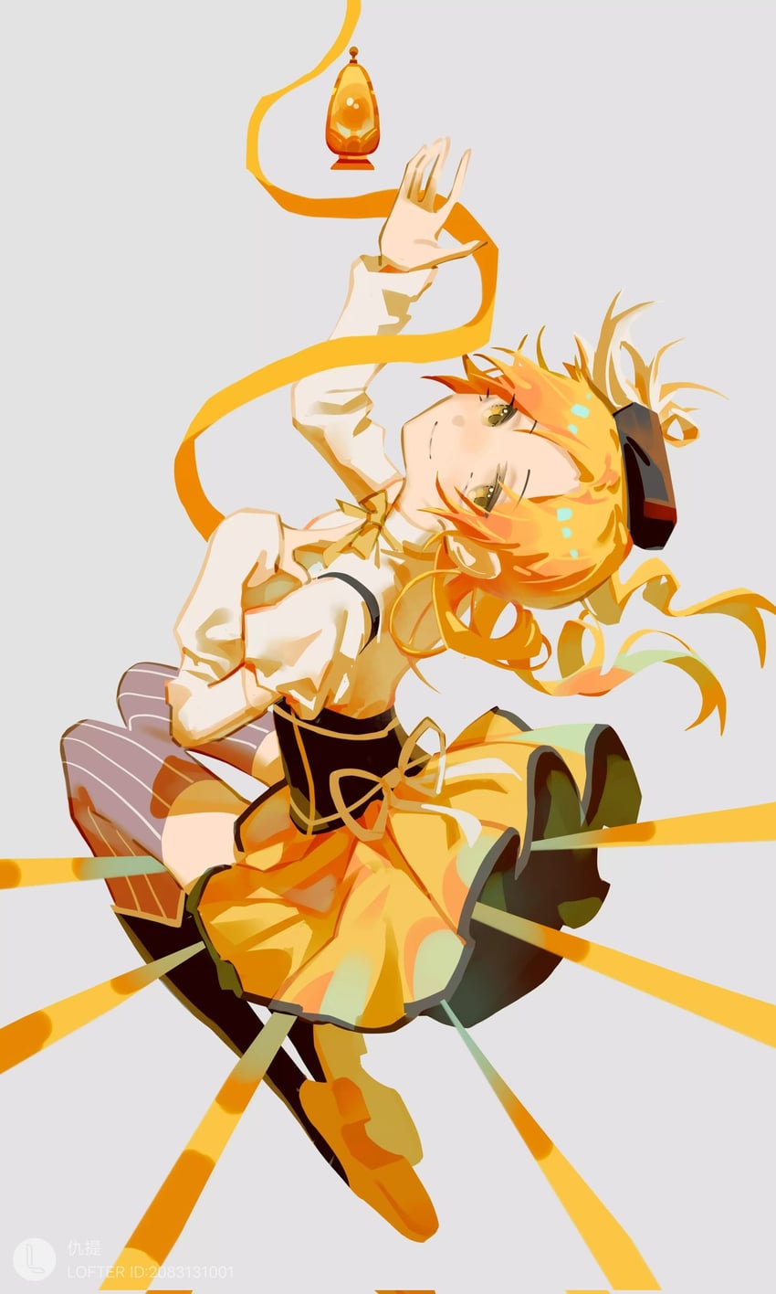 tomoe mami (mahou shoujo madoka magica) drawn by chouti_ttt