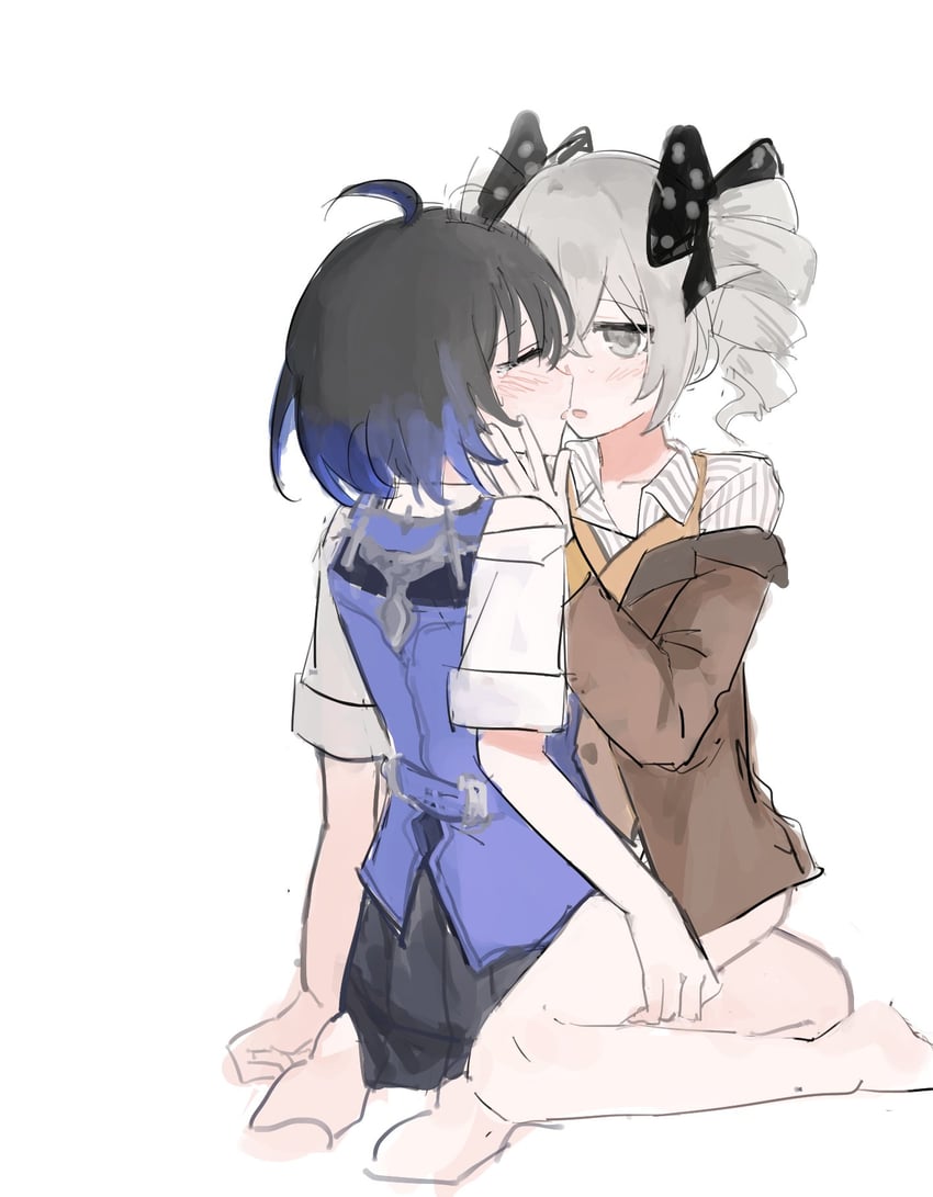 bronya zaychik and seele vollerei (honkai and 1 more) drawn by at_tart