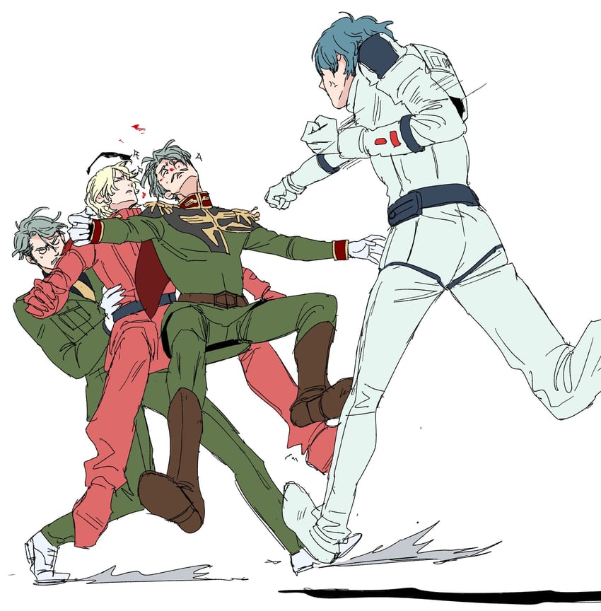 char aznable, kamille bidan, and challia bull (gundam and 2 more) drawn by uno87s