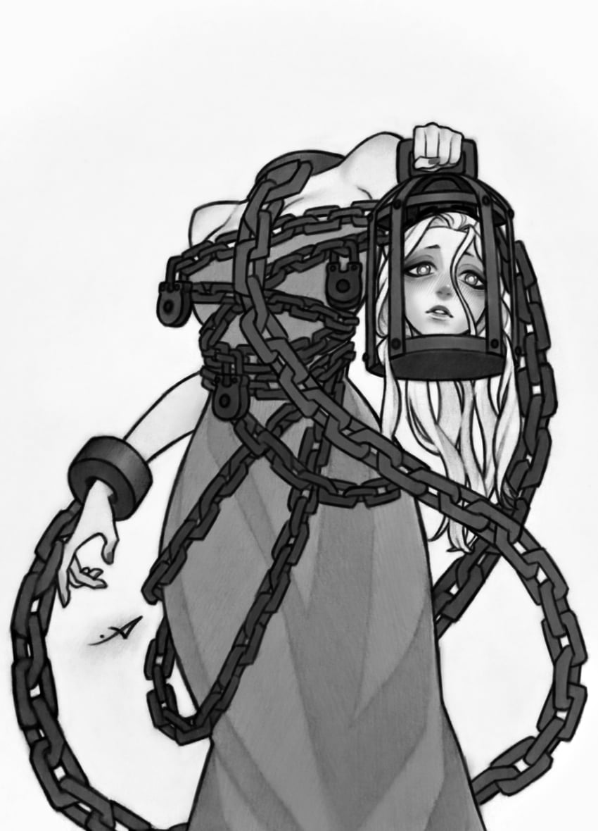 princess and the cage (slay the princess) drawn by mr_andres0n