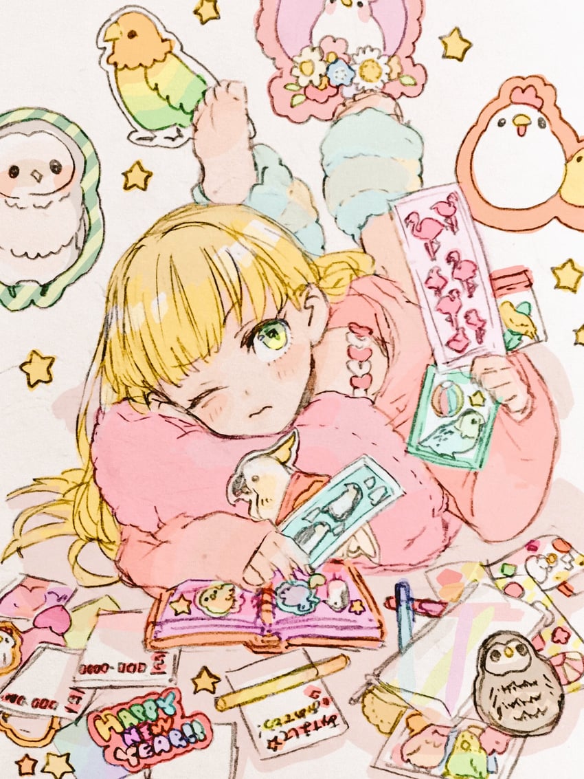 jougasaki rika (idolmaster and 1 more) drawn by gacho_p
