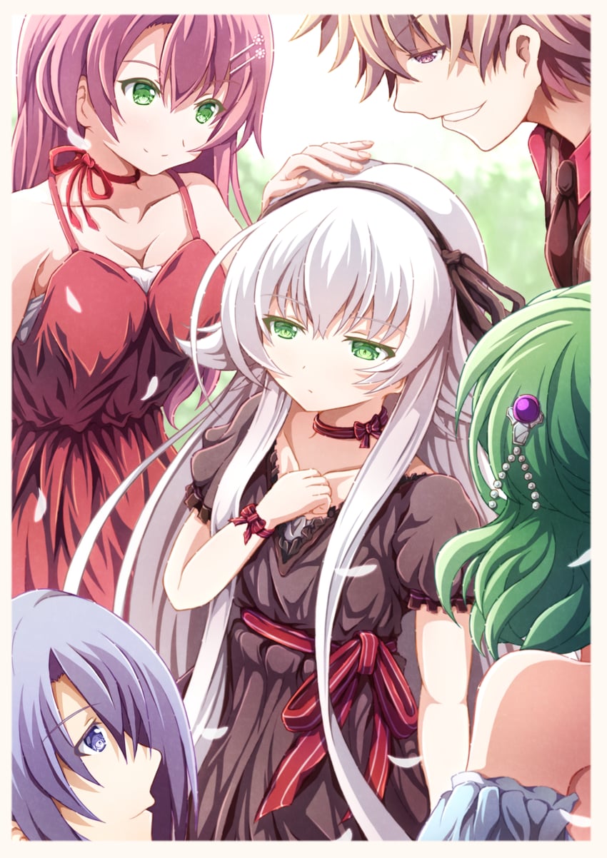altina orion, juna crawford, musse egret, kurt vander, and ash carbide (eiyuu densetsu and 2 more) drawn by binzume_suika