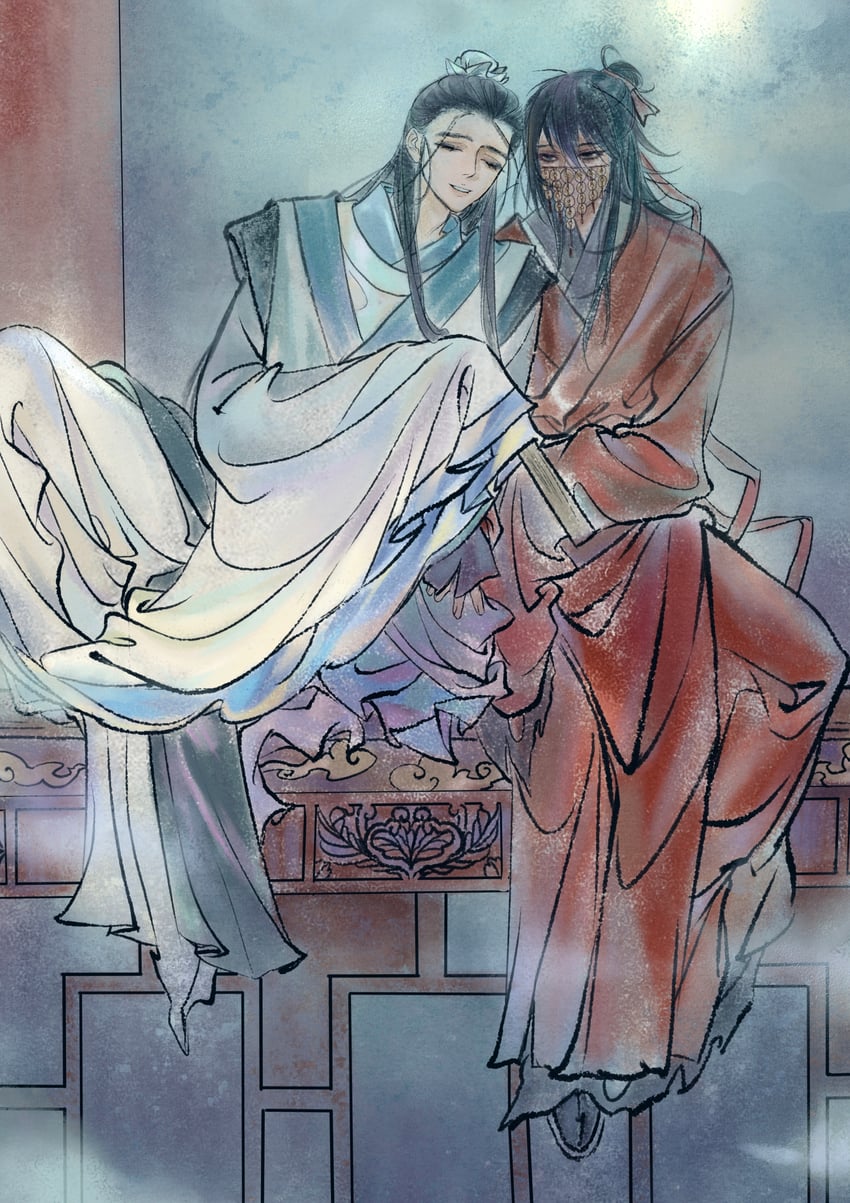 li huowang and zhuge yuan (dao gui yi xian) drawn by chumo-qulingxiao