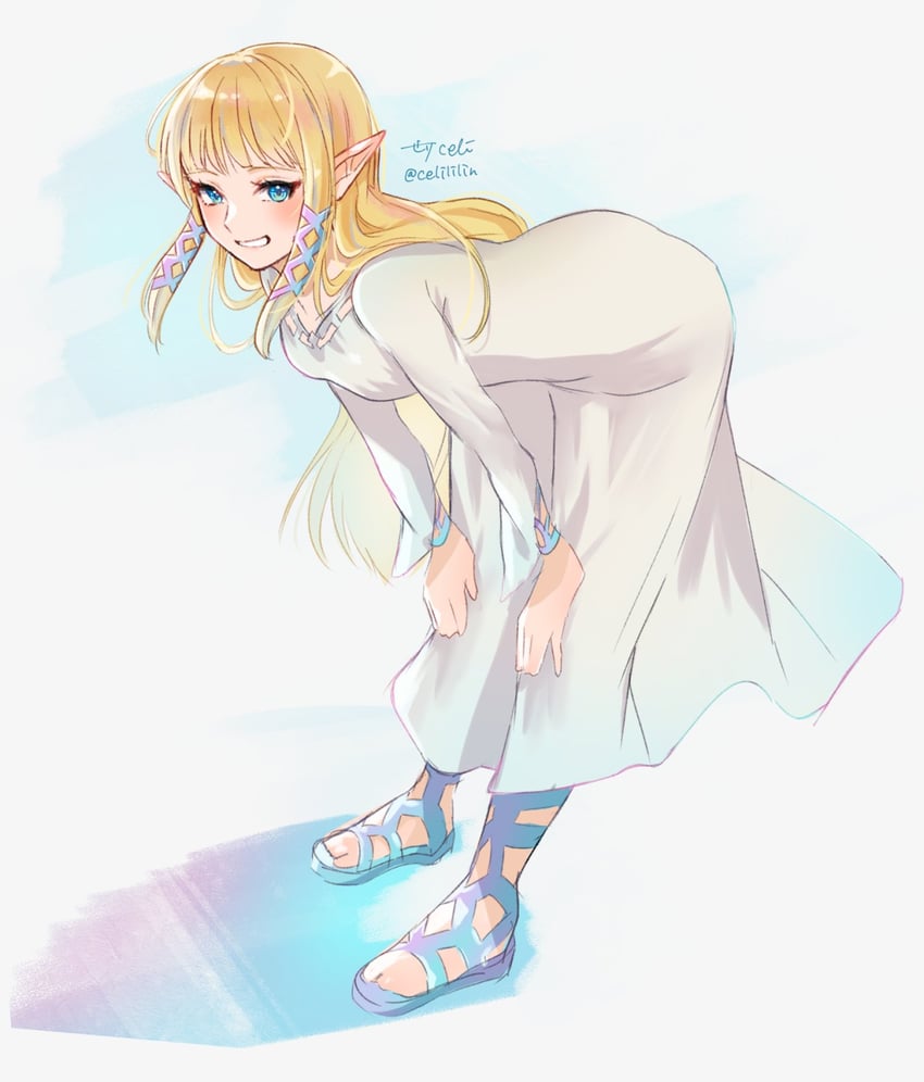 princess zelda (the legend of zelda and 1 more) drawn by seri_(yuukasakura)