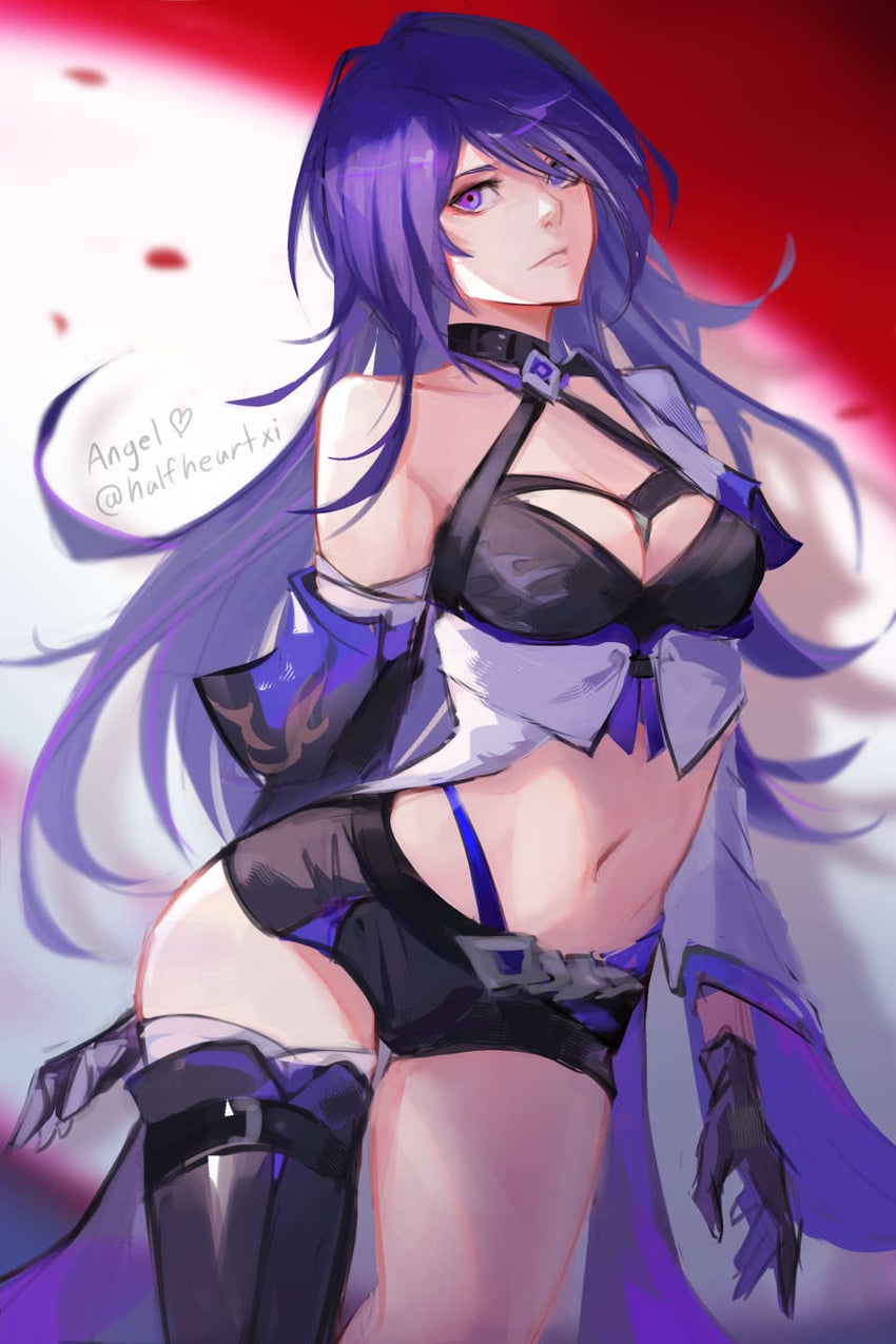 acheron (honkai and 1 more) drawn by angel_(halfheartxi)