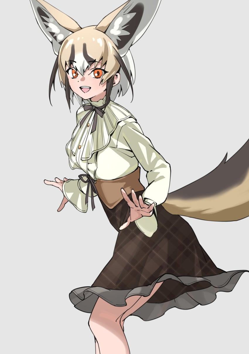 rueppell's fox (kemono friends and 1 more) drawn by tanabe_(fueisei)