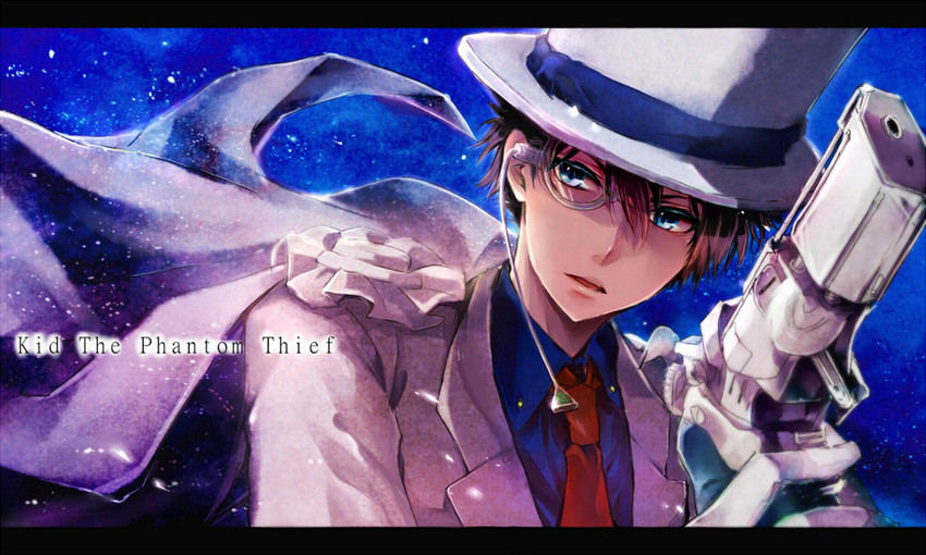 kaitou kid (meitantei conan and 1 more) drawn by serinavvv