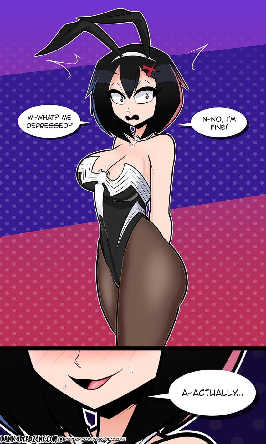 venom and peni parker (marvel and 3 more) drawn by dankodeadzone