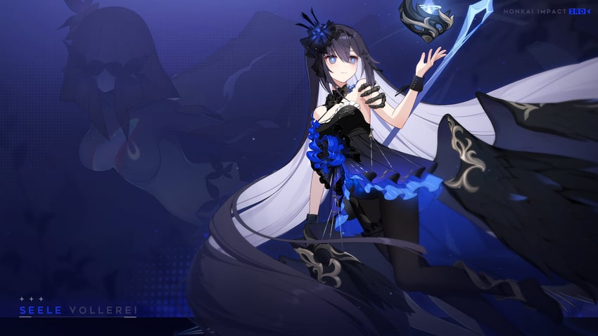 seele vollerei and flora (honkai and 1 more)