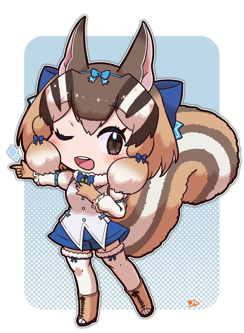 siberian chipmunk (kemono friends and 1 more) drawn by mugise_hitsuji
