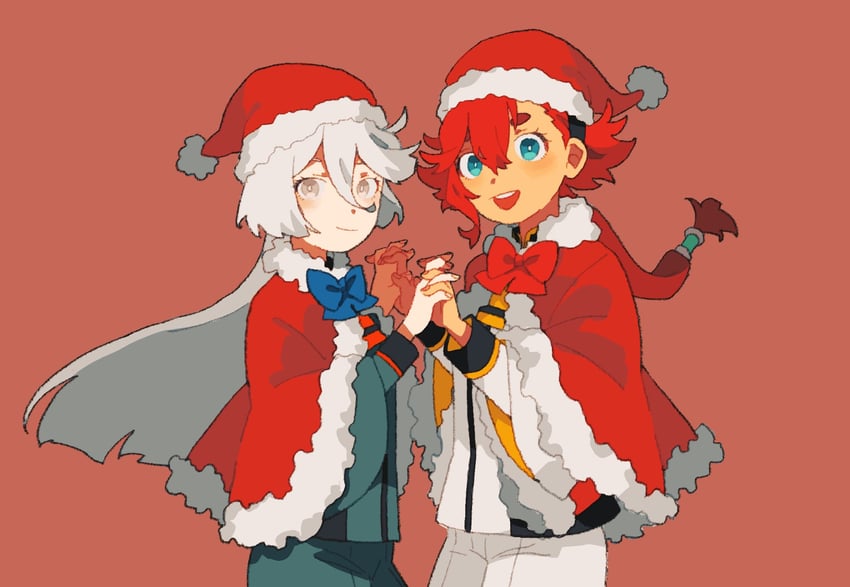 suletta mercury and miorine rembran (gundam and 1 more) drawn by dou_(mame_eee)