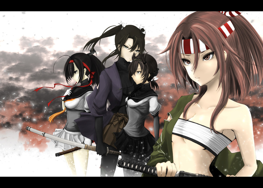 zuikaku, zuihou, hatsuzuki, and akizuki (kantai collection) drawn by re:shevchenko