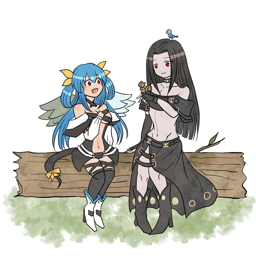 dizzy and testament (guilty gear and 1 more) drawn by sangorou