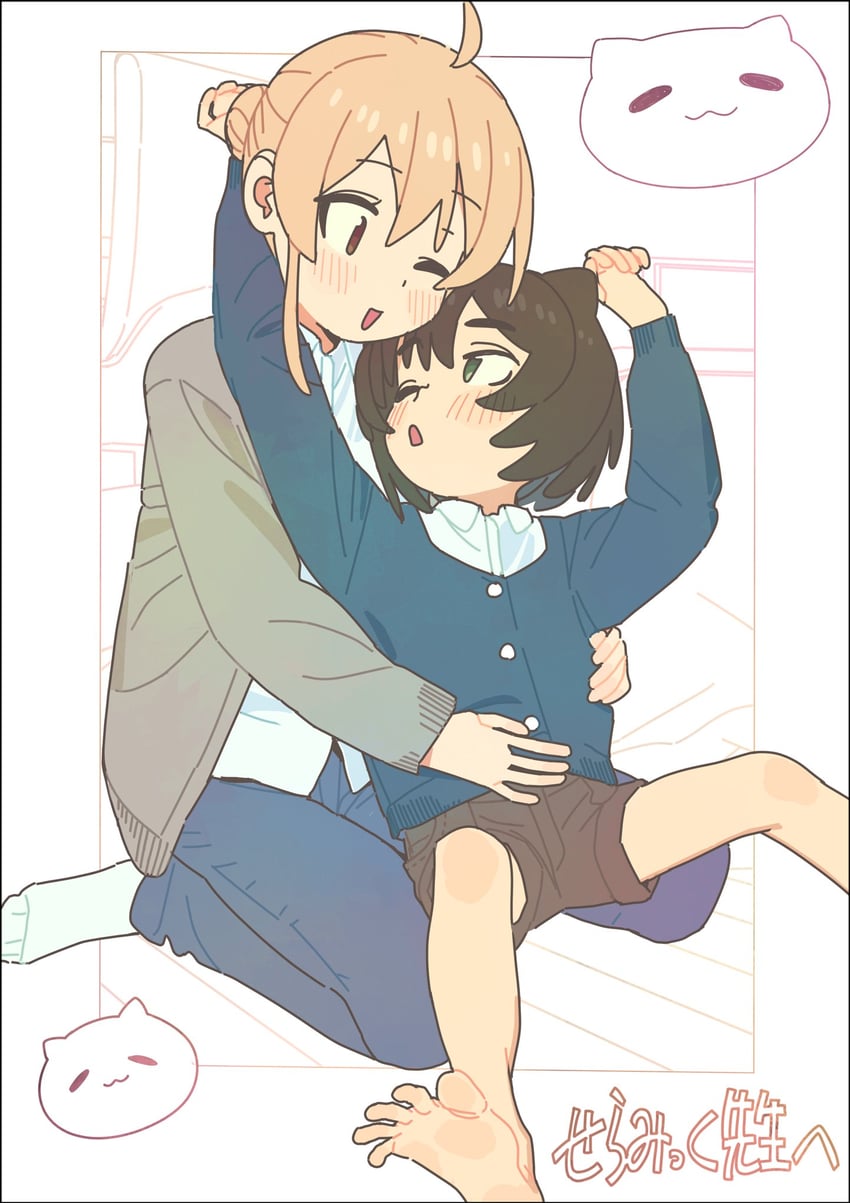neko and chiyo (neko to chiyo) drawn by imamura_ryou