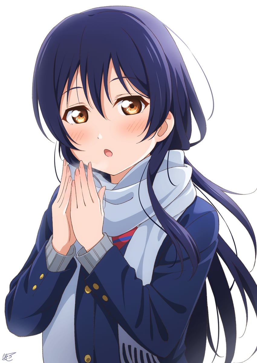 sonoda umi (love live! and 1 more) drawn by haruharo_(haruharo_7315)