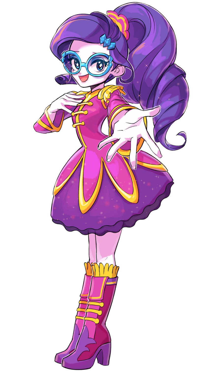 rarity (my little pony and 2 more) drawn by halogenkn