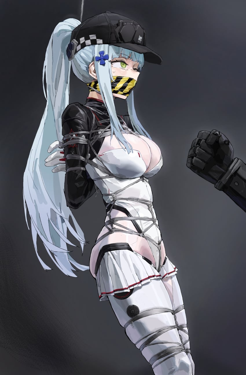 hk416 and klukai (girls' frontline and 1 more) drawn by a_tea
