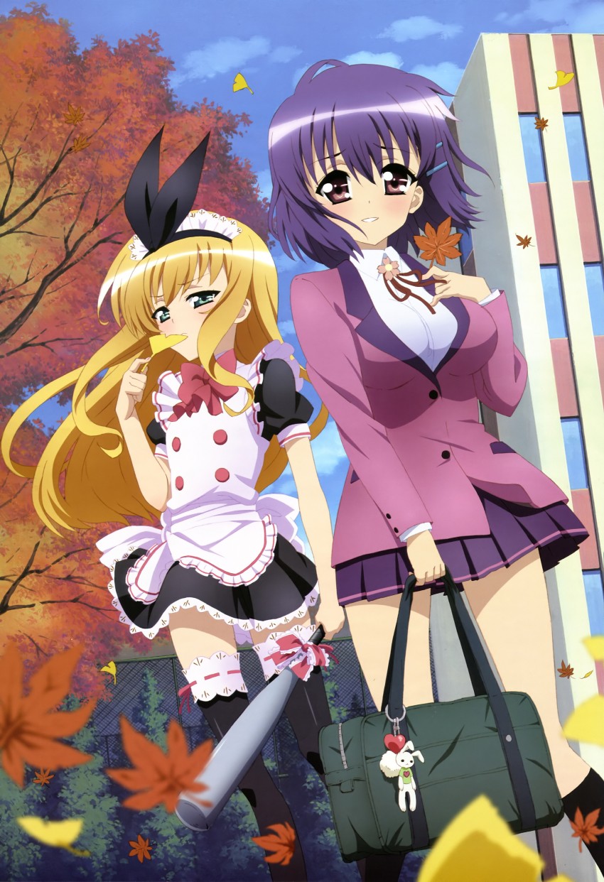 isurugi mio and yuuno arashiko (nyantype and 1 more) drawn by ono_kazumi