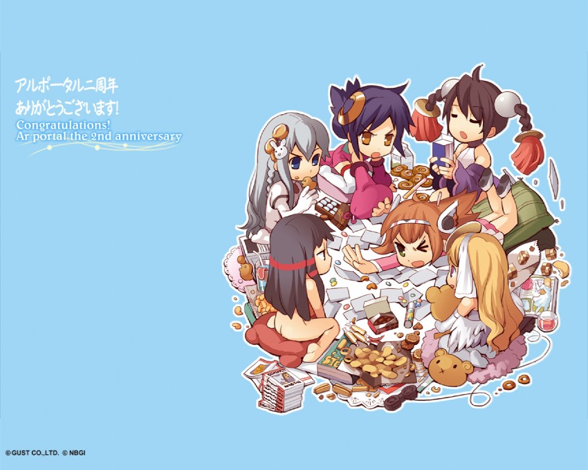 jakuri, shurelia, aurica nestmile, chroche latel pastalie, misha arsellec lune, and 1 more (ar tonelico and 2 more)