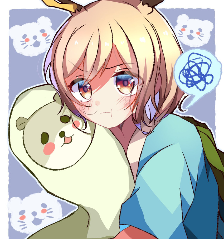 kicchou yachie and otter spirit (touhou) drawn by meimei_(meimei89008309)