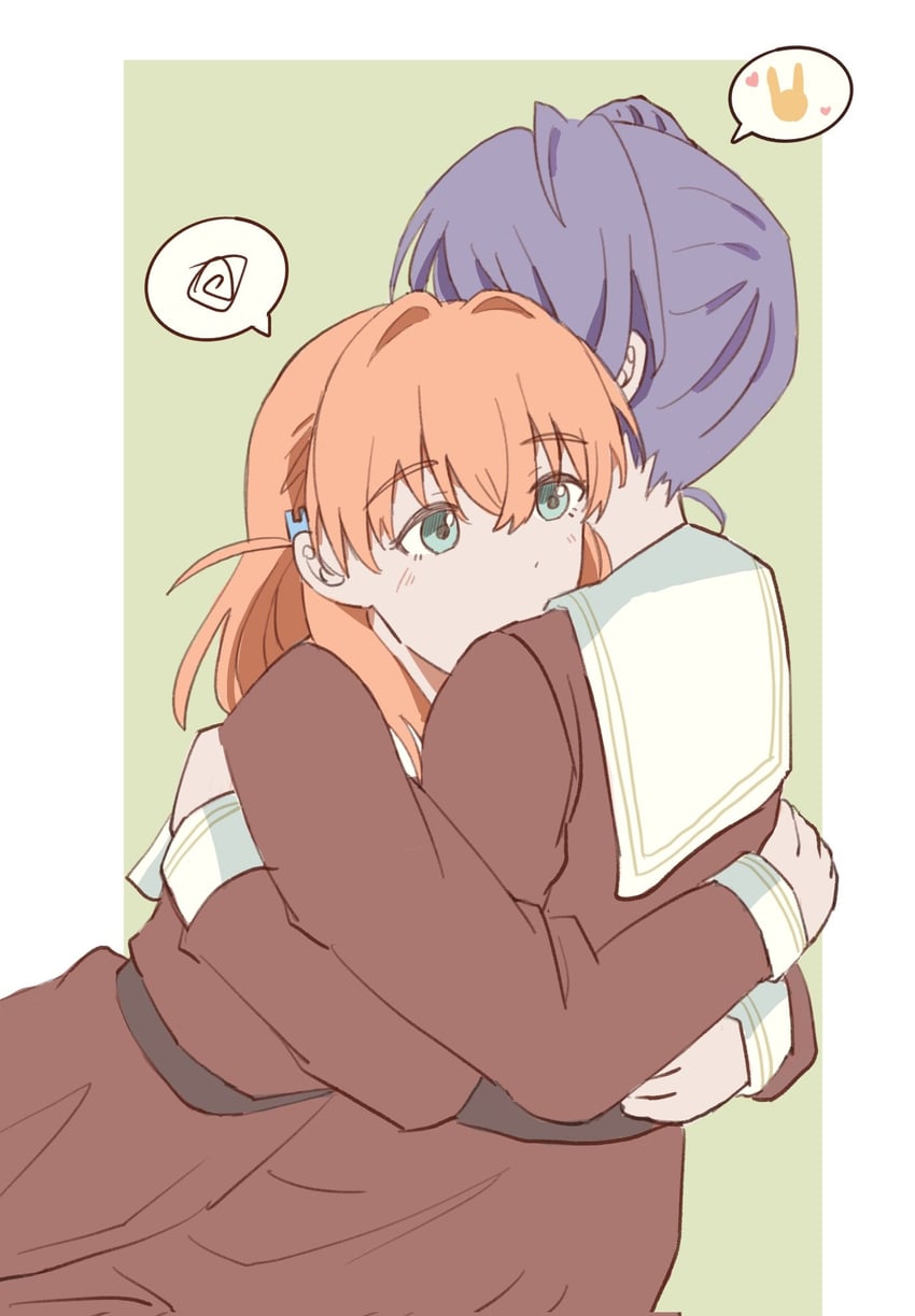hinoshita kaho and otomune kozue (love live! and 1 more) drawn by moyang