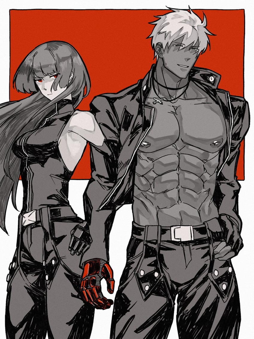 kula diamond and k' (the king of fighters) drawn by syachiiro