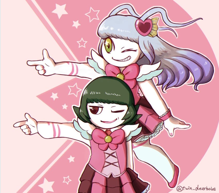nugget, employee, and queen of hatred (project moon and 1 more) drawn by twindeerbolos