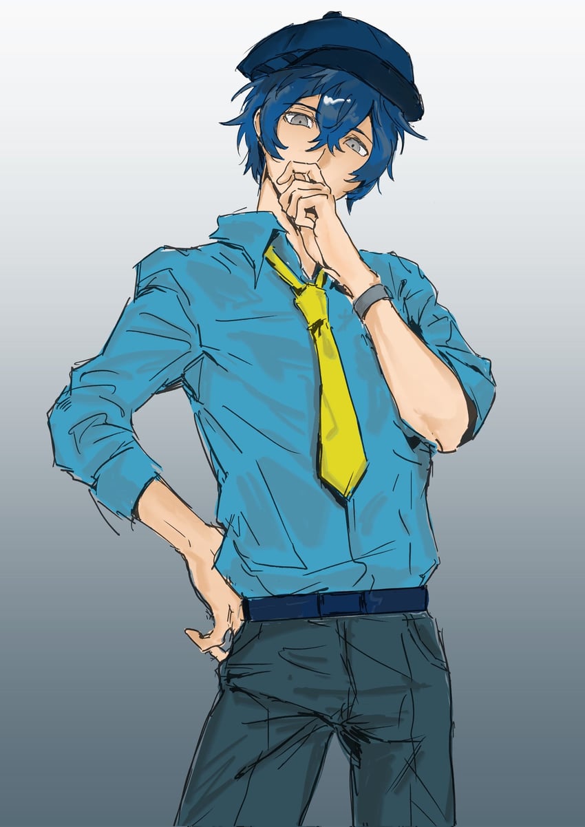 shirogane naoto (persona and 1 more) drawn by censki940313
