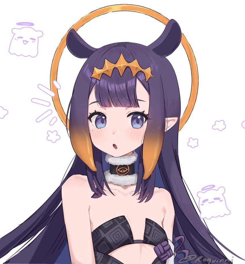 ninomae ina'nis and takodachi (hololive and 1 more) drawn by requinni