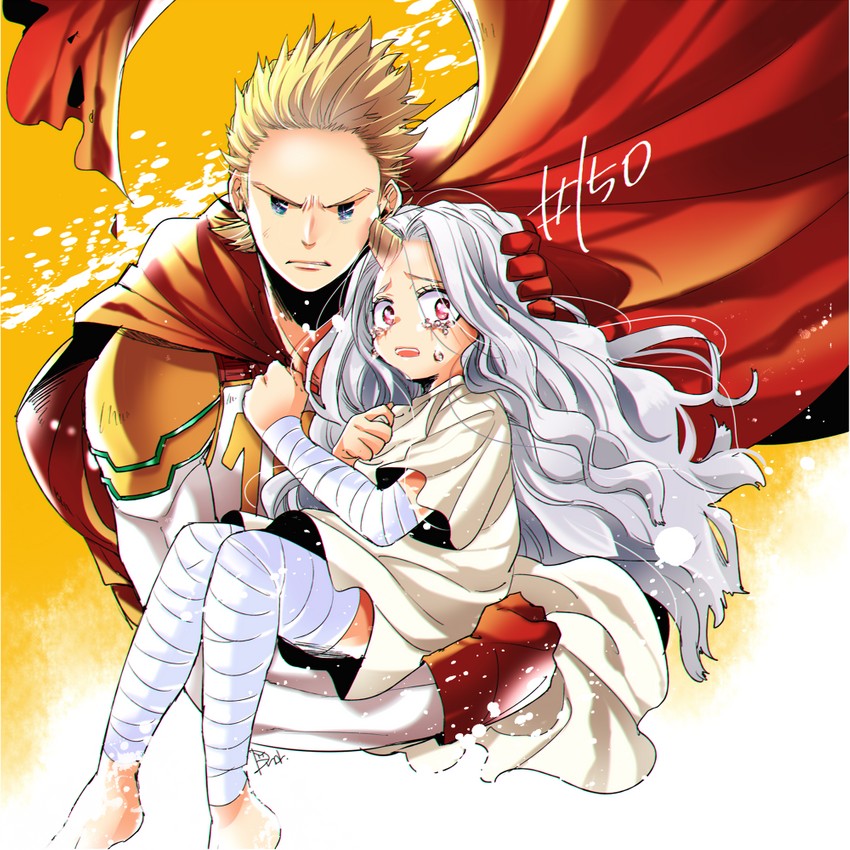 eri and togata mirio (boku no hero academia) drawn by dandel