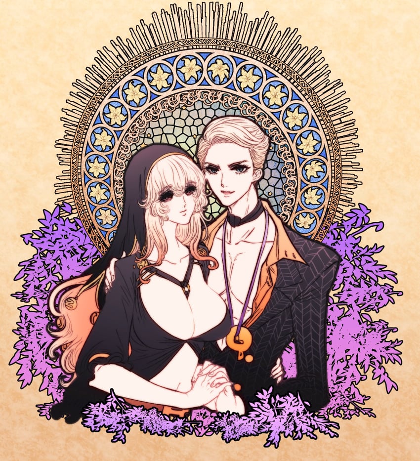 prosciutto and risotto nero (jojo no kimyou na bouken and 1 more) drawn by kinako_(nurupoga)
