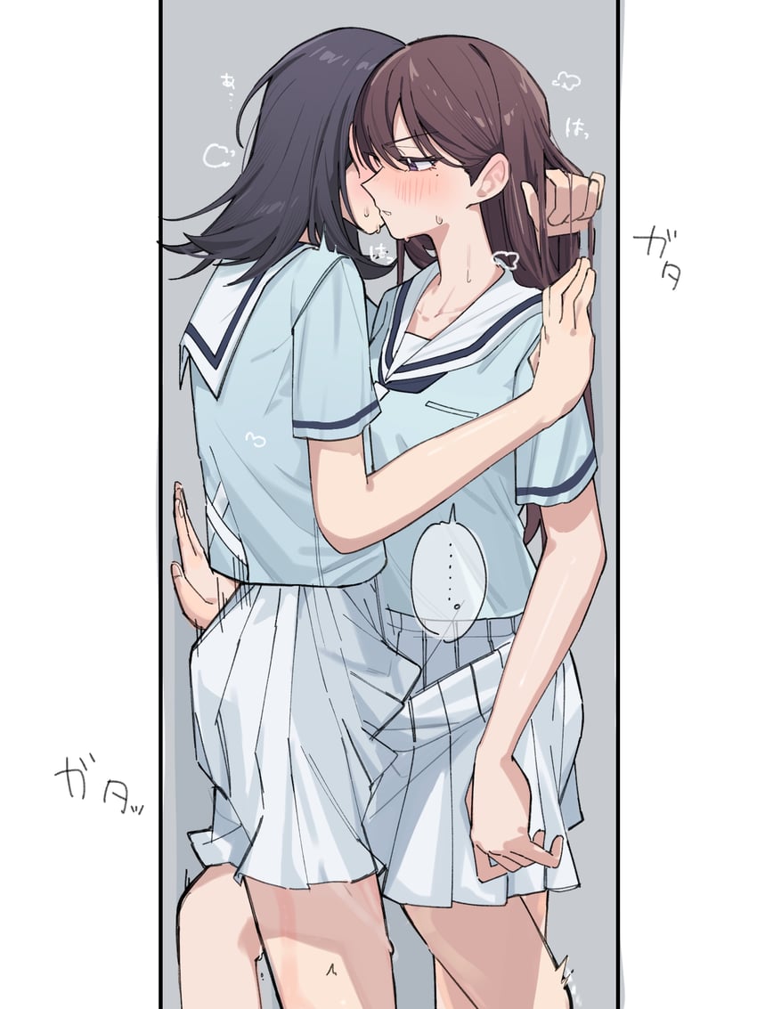 shiina taki and yahata umiri (bang dream! and 1 more) drawn by nanami_(nunnun_0410)