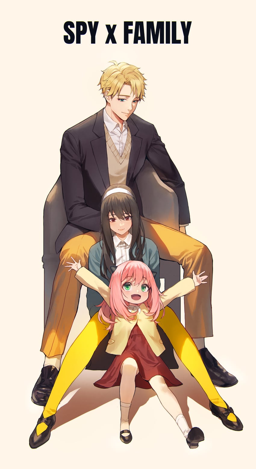 yor briar, anya, and twilight (spy x family) drawn by mmlyno