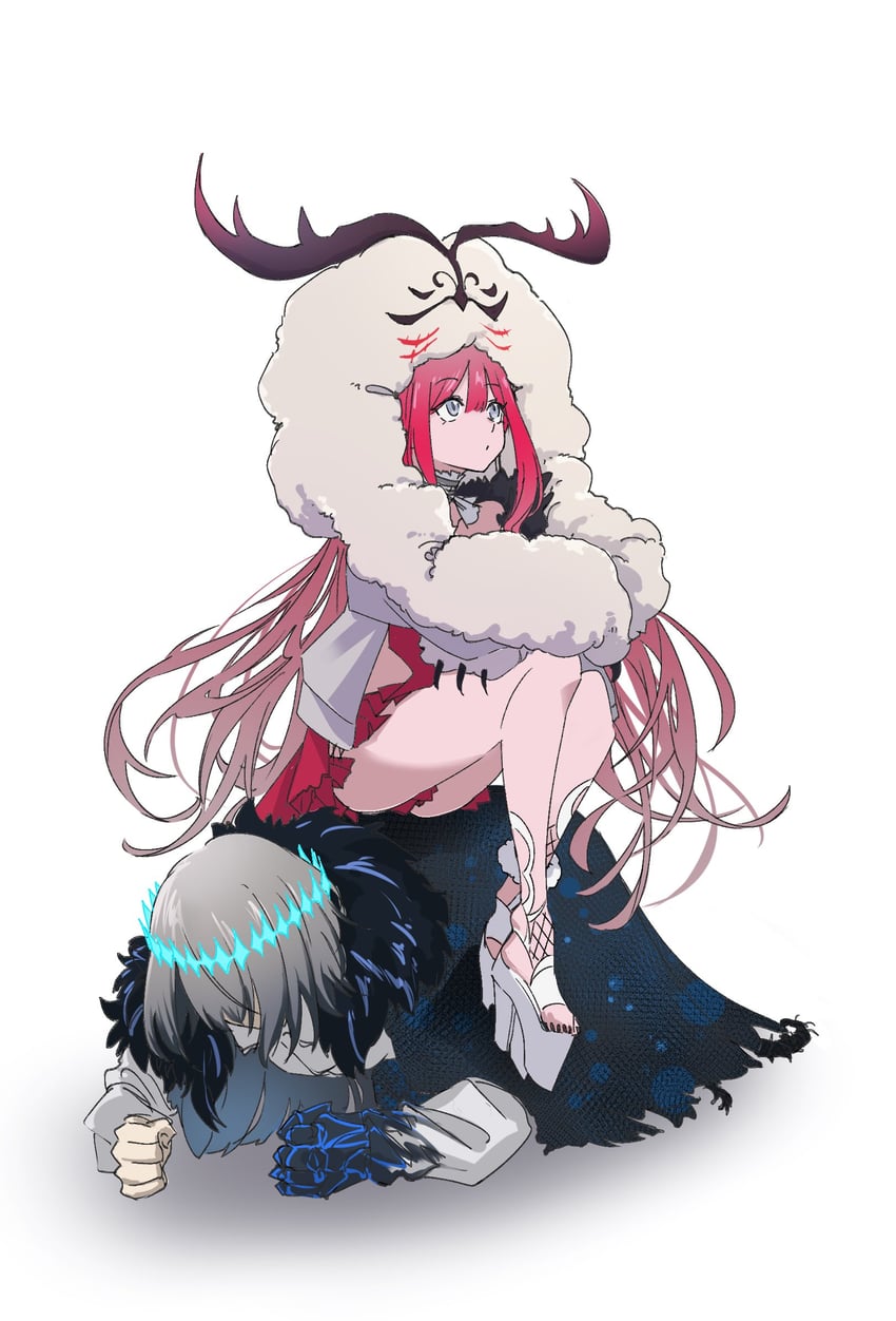 baobhan sith, oberon, and cernunnos (fate and 1 more) drawn by eye: