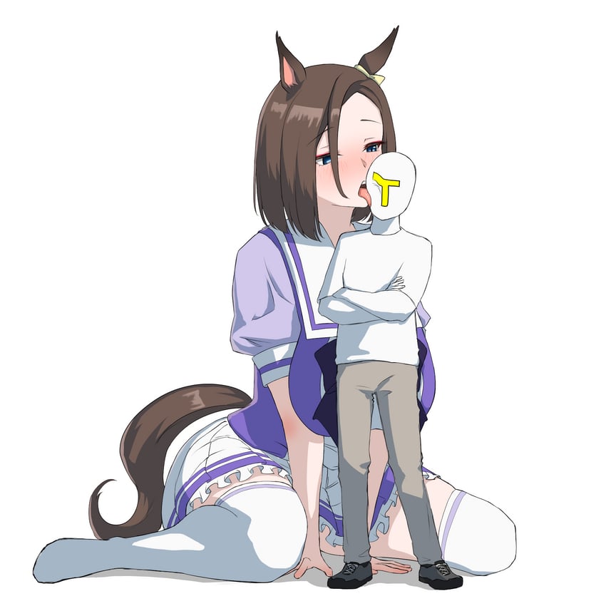 trainer, t-head trainer, and air groove (umamusume) drawn by qurupecohead