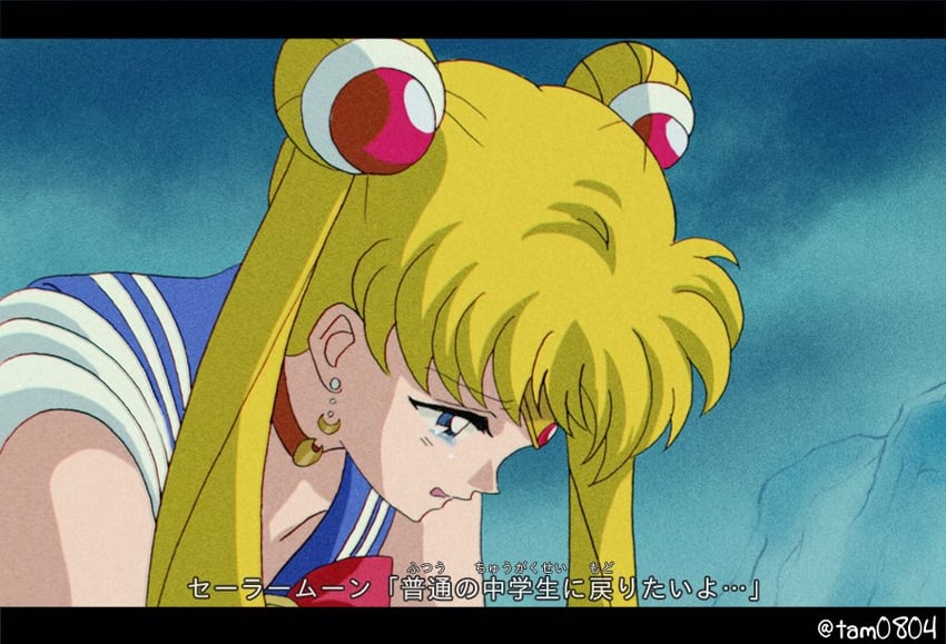 tsukino usagi and sailor moon (bishoujo senshi sailor moon) drawn by tam_(tam0804)