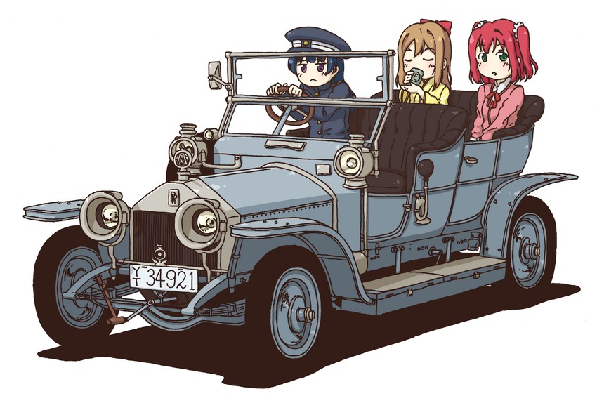 tsushima yoshiko, kunikida hanamaru, and kurosawa ruby (love live! and 1 more) drawn by rainforce