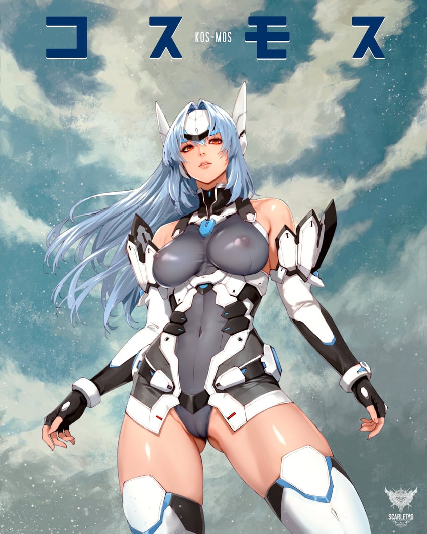 kos-mos and kos-mos ver. 4 (xenosaga and 1 more) drawn by garayann18