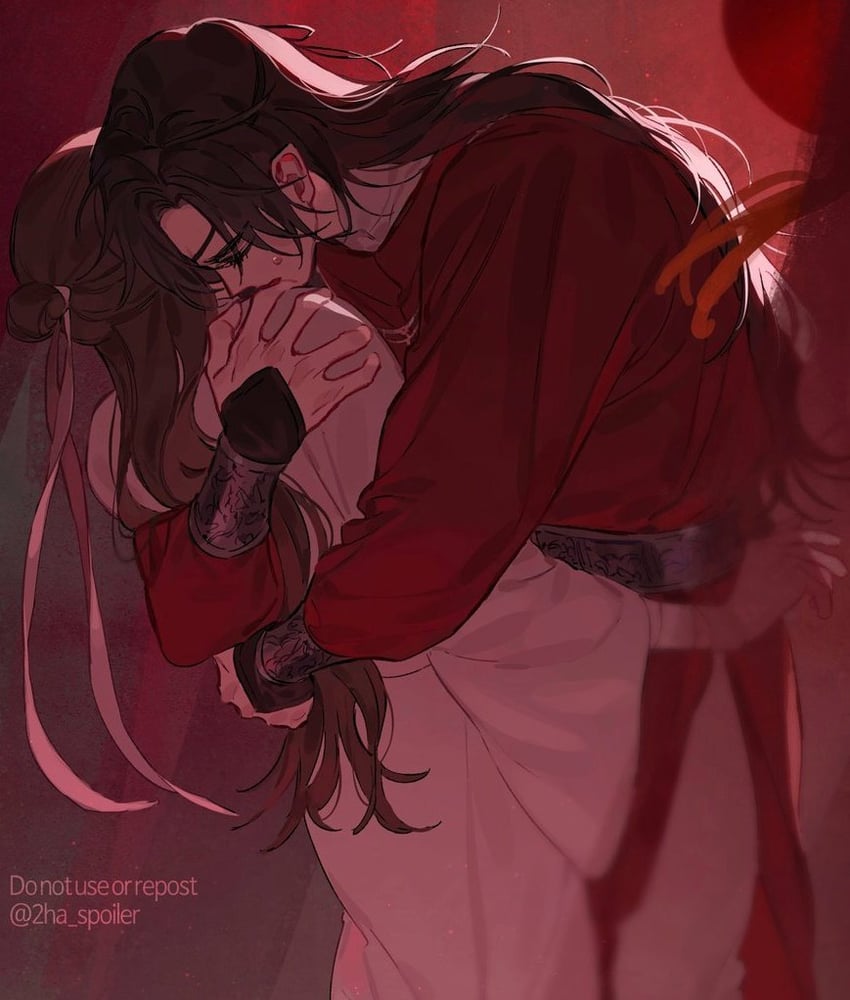 xie lian and hua cheng (tianguan cifu) drawn by galbae